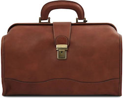 Medizinische Ledertasche Raffaello Matt Braun