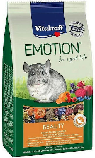 Vitakraft Τροφή για Τσιντσιλά με Λαχανικά Emotion Beauty 600gr