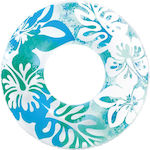 Intex Kinder Schwimmring Clear Color mit Durchmesser 91cm. ab 9 Jahren Hellblau