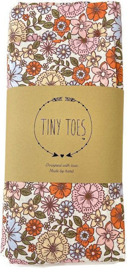 Tiny Toes Baby Sheets Set Crib Cotton Multicolored 140x100cm 3pcs