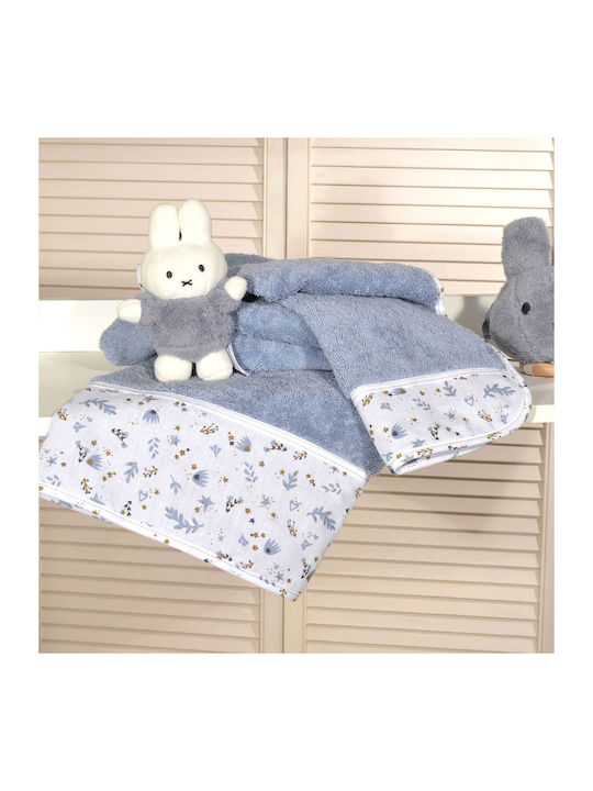 Baby Oliver Σετ Βρεφικές Πετσέτες 2τμχ Ραφ Βάρους 450gr/m²