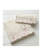 Vesta Home Σετ Βρεφικές Πετσέτες 2τμχ Berry Μπεζ Βάρους 400gr/m²