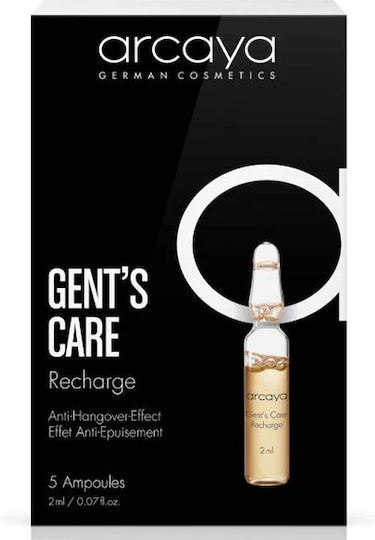 Arcaya Gent's Care Ενυδατικό Serum Προσώπου με Υαλουρονικό Οξύ για Θρέψη 5x2ml
