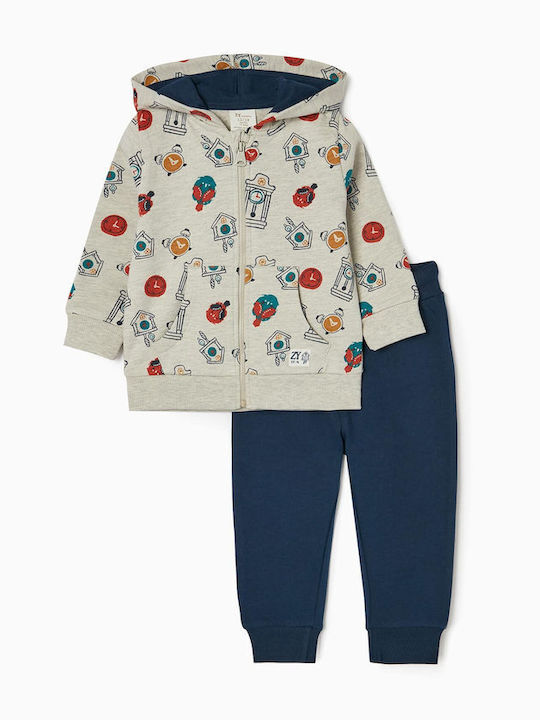 Queen Mother Kids Sweatpants Set Dark Blue