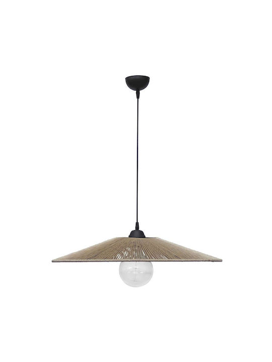 Heronia Pendant Light Orange with Rope for Socket E27 60x60cm