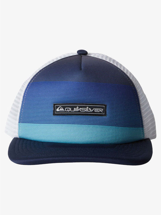 Quiksilver Kids' Hat Fabric Trucker Cap Blue