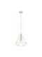 Stimeno Pendant Light White Rail with Socket E27 25cm