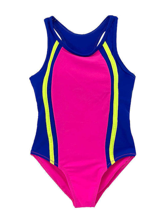 Ustyle Детски Бански Една част Fuchsia/blue