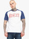 Тениска White/navy/red