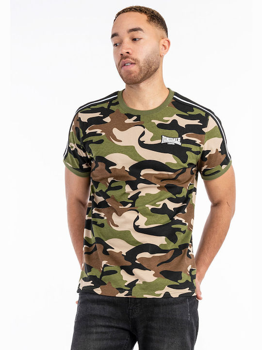 Lonsdale Men's Short Sleeve T-shirt Camo Woodland