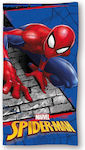 Prosop de plajă Spider-man Marvel cu uscare rapidă 97 70x140 Print digital albastru 100% Microfibra