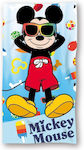 Πετσέτα Θαλάσσης Quick Dry Disney Home Mickey 01 70x140 Sky Blue 100% Microfiber