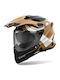 Airoh Commander 2 Reveal Mat Sand Motorcycle Helmet On-Off ECE 22.06 1450gr with Pinlock and Sunvisor