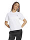 Adidas Logo Femeie Sport Tricou White