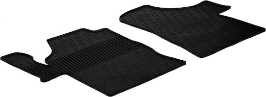 Auto Gs Set of Front and Rear Mats 2pcs for Mercedes-Benz Viano / Vito 2013 Black