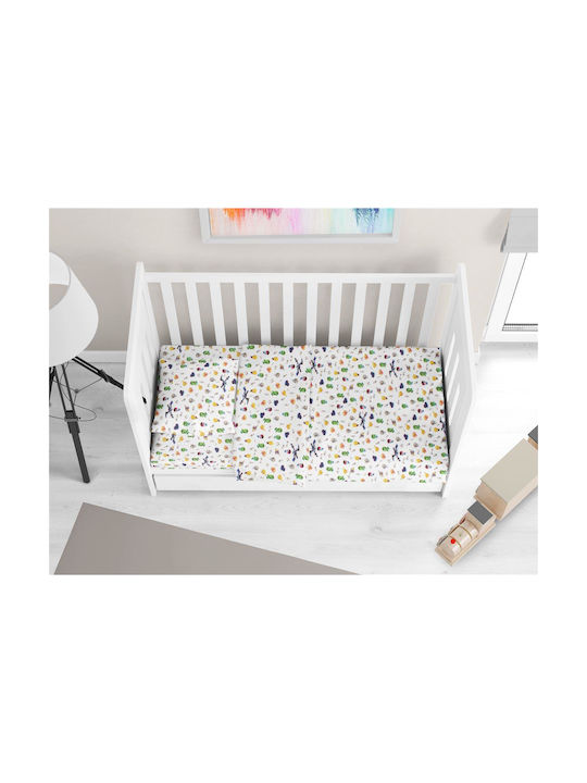 Dimcol Bebe Baby Sheet Crib Cotton Fitted White...