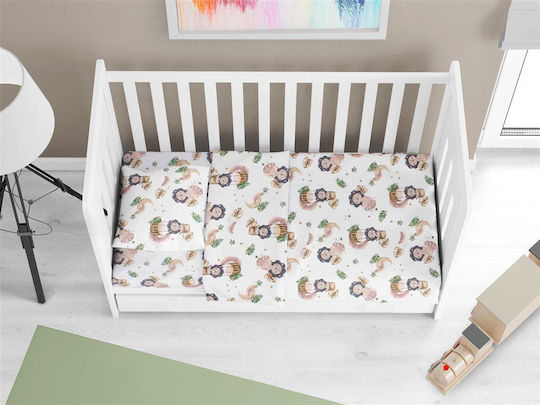 Dimcol Baby Bettlaken Bebe Lion Beige 120x160cm
