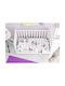 Dimcol Bebe Kitten Baby Sheet Crib Cotton Fitted Mauve Purple 70x140cm