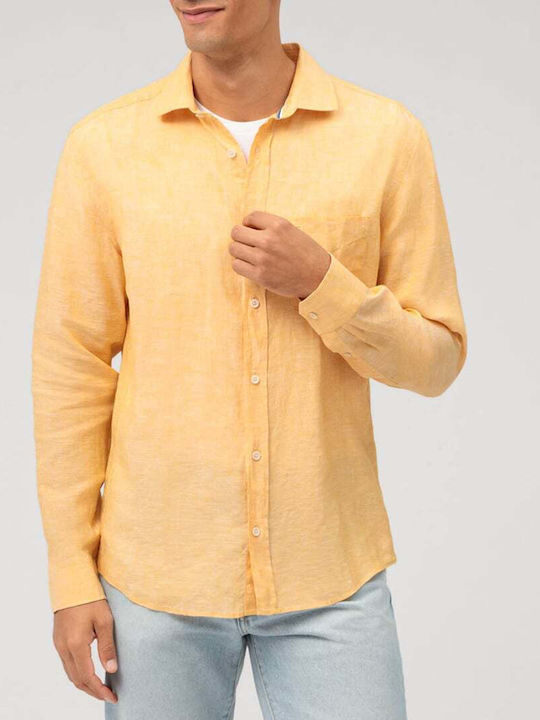 Olymp Casual Men's Shirt Yellow