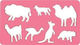 Animal Stencils Koh I Noor Camel