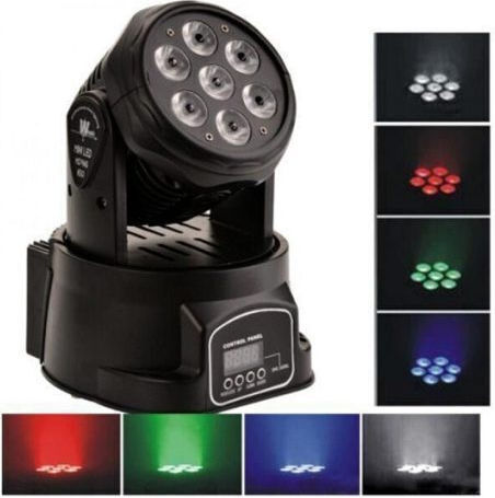 Φωτορυθμικό LED DMX με Ρομποτική Κεφαλή Smart Rainbow RGBW