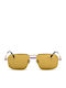 Oscar & Frank Mr Nanks Unisex Sunglasses with Metal Frame Gold/Lavender