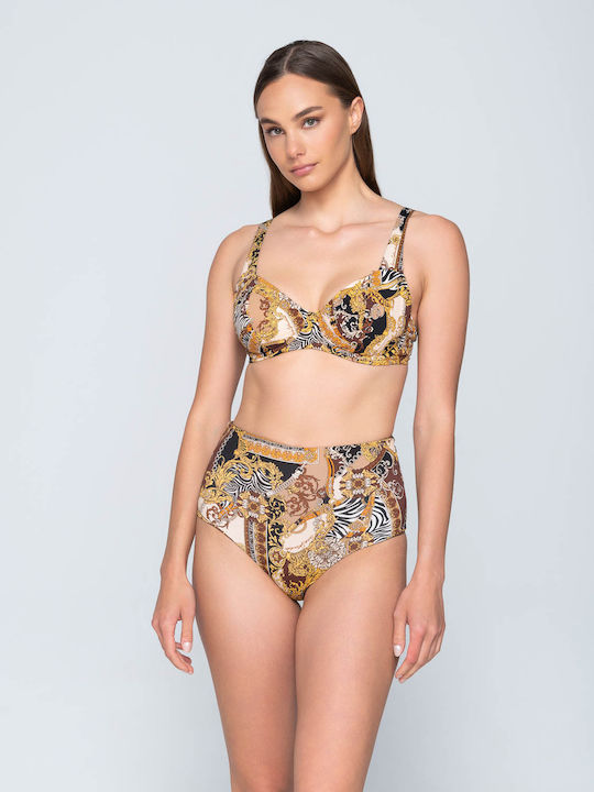 Luna Treasure Bikini Alunecare Talie înaltă