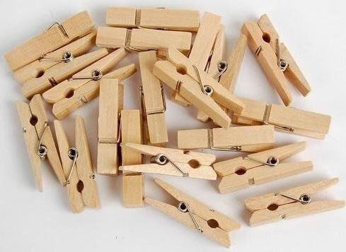 Decorative Buckles Natural Large Wooden