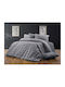 Dimcol Duvet Cover Single 160x240 Grey