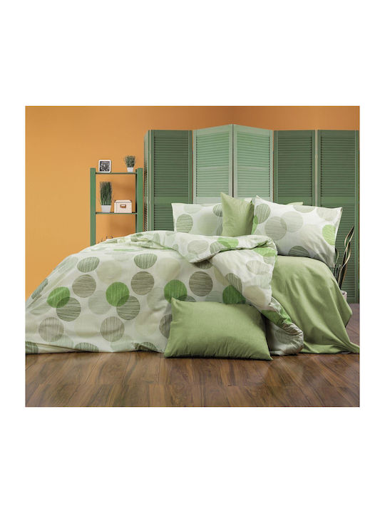 Dimcol Bettbezug Einzelbett 160x240 Green