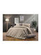 Dimcol Duvet Cover Single 160x240 Beige