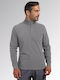 Long Sleeve Athletic Blouse Gray