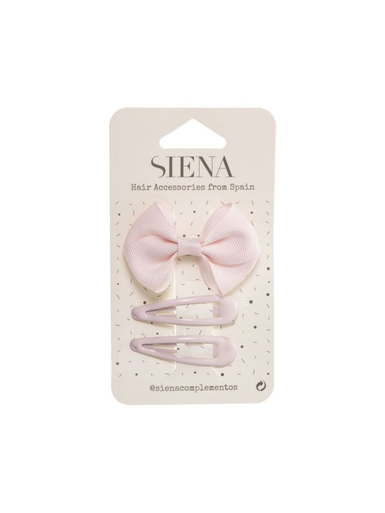 Siena Set Kids Hair Clips with Hair Clip in Pink Color