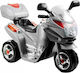 Kids Ride-On Motorbike Electric Gray for 3+ Years