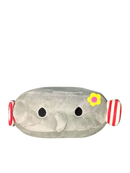 Kids Wallet with Zipper Gray