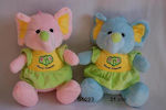 SUN-DAY Plush Elephant (Various Designs) 1pc