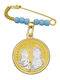 Savvas Design Child Safety Pin made of Gold 14K