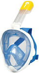 Bluemar Ninja Free Breath Sea Mask Full Face Blue