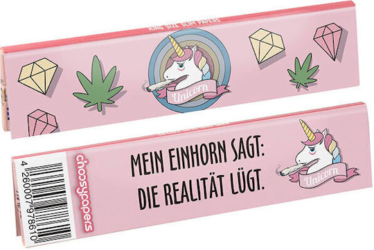 Choosypapers Χαρτάκια King Size Slim 32φ Unicorn