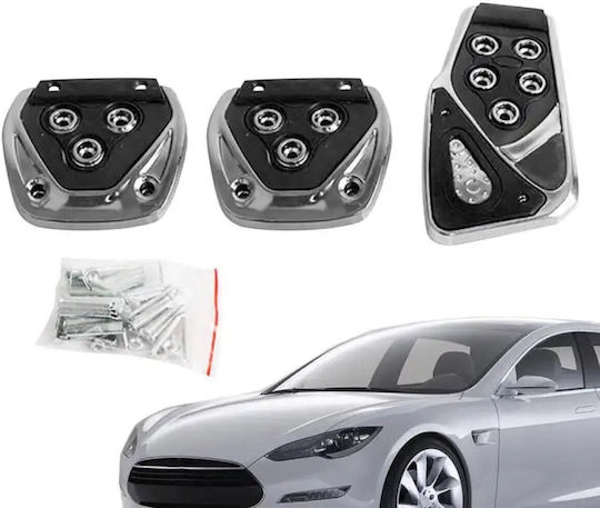 Set Pedale Antiderapant Autoturism Universal Negre 3buc