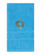 Silk Fashion Facecloth 50x100cm Blue