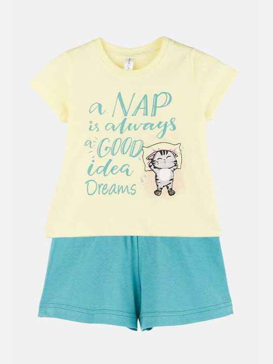 Joyce Kids Pyjamas Cotton Yellow