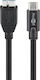 Goobay Usb Cable Usb-c Micro-b 0,6 M Black 67995