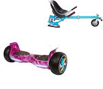 Smart Balance Wheel Hummer Galaxy Pink Pro Hoverboard and 10km Autonomy in Albastru Color with Seat