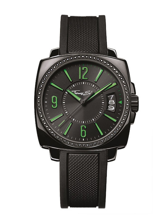 Thomas Sabo Ρολόι με Καουτσούκ Λουράκι