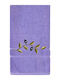 Silk Fashion Facecloth 50x100cm Purple