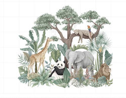 Babyloon Παιδικό Διακοσμητικό Αυτοκόλλητο Τοίχου Jungle Babyloon Παιδικό Διακοσμητικό Αυτοκόλλητο Τοίχου Jungle