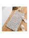 Kipper Πατάκι Μπάνιου Friza Sand-brown 45x75εκ.