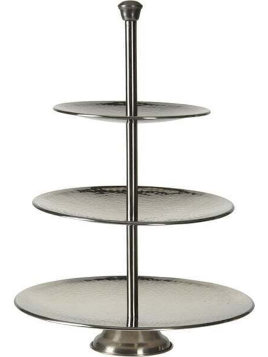 Koopman Dessert Tower Stand Silver Ø36.5cm