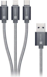 Pro-Ject Audio USB to Lightning / Type-C / micro USB Cable 1.2m CI-1229
